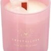 Bougie En Cire De Soja Avec Quartz Rose
