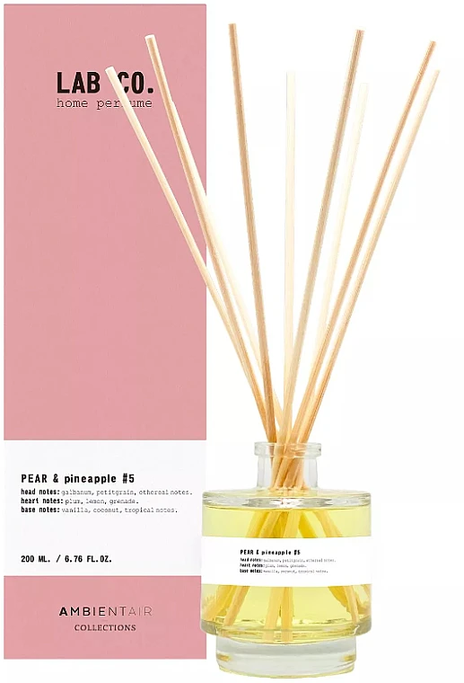 Diffuseur De Parfum à Bâtonnets, Poire Et Ananas 4 Diffuseur De Parfum à Bâtonnets, Poire Et Ananas – Image 2