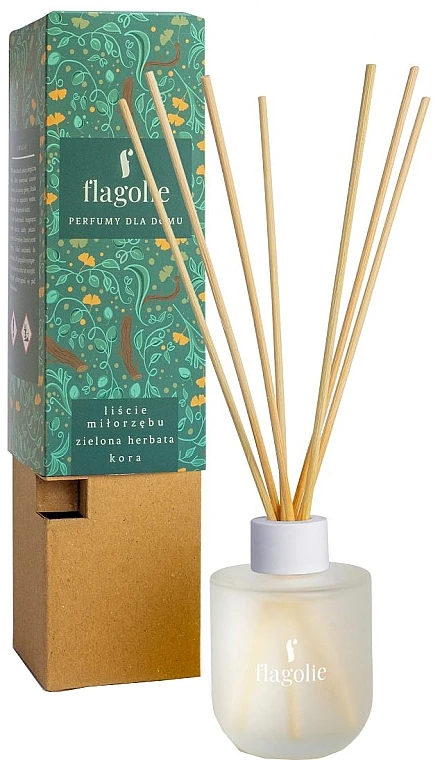 Diffuseur De Parfum à Bâtonnets, Ginkgo Biloba, Thé Vert Et Écorce 3 Diffuseur De Parfum à Bâtonnets, Ginkgo Biloba, Thé Vert Et Écorce