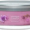 Yankee Candle Bougie Parfumée En Verre Avec 5 Mèches, Orchidée Sauvage