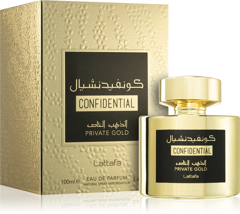 Lattafa Confidential Private Gold 4 Lattafa Confidential Private Gold – Image 2