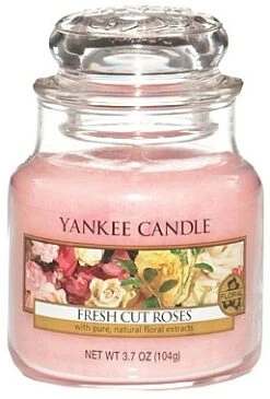 Yankee Candle Bougie Parfumée En Jarre Roses Fraîchement Coupées