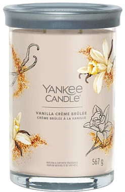 Yankee Candle Bougie Parfumée En Verre, Crème Brûlée à La Vanille, 2 Mèches