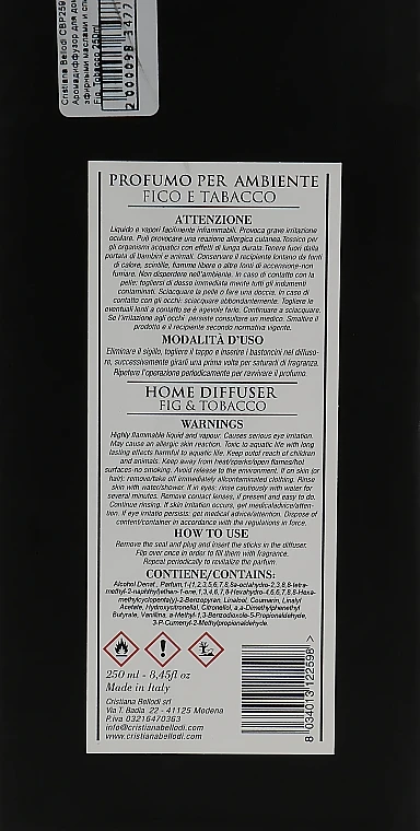 Diffuseur De Parfum à Bâtonnets, Figue Et Tabac 6 Diffuseur De Parfum à Bâtonnets, Figue Et Tabac – Image 4